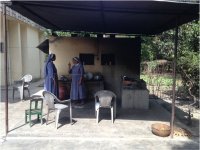 As announced during the 2nd SUPW, at Prem Dham, the work of refurbishing their existing kitchen, is on full swing