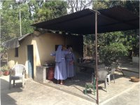 As announced during the 2nd SUPW, at Prem Dham, the work of refurbishing their existing kitchen, is on full swing